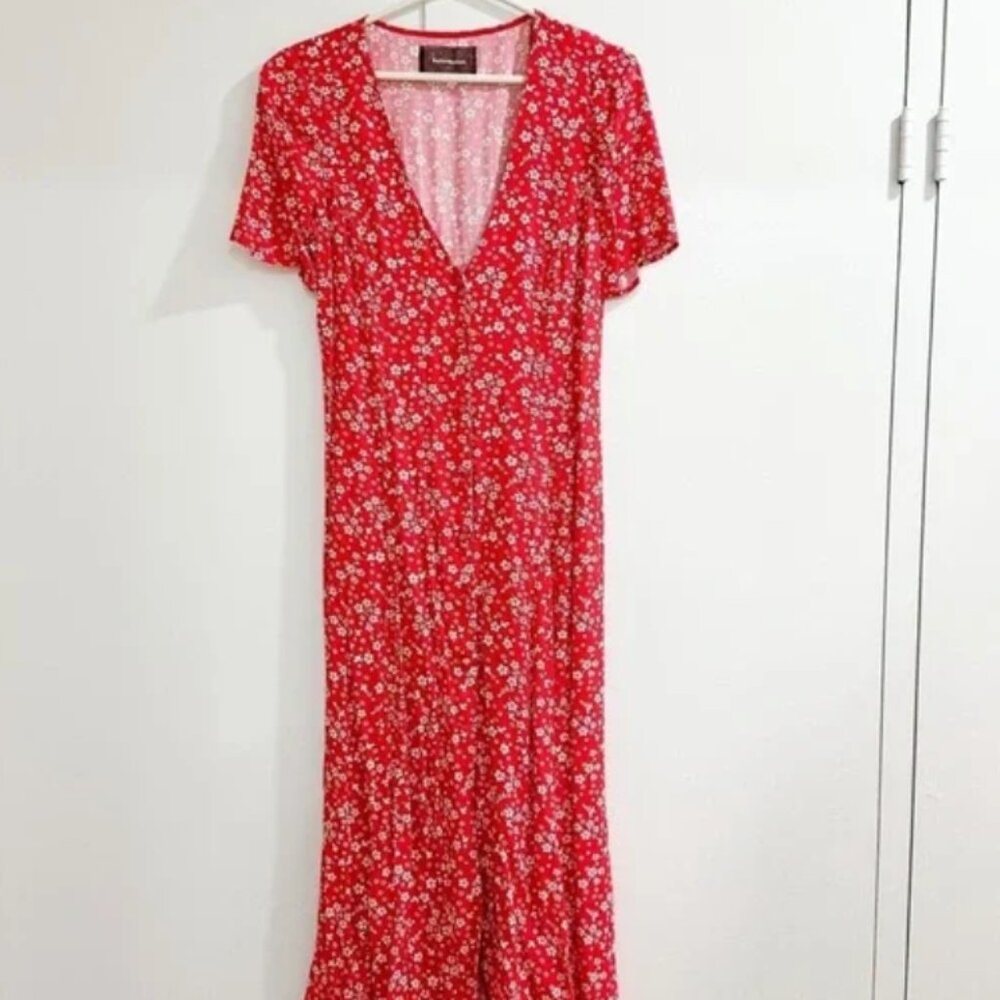 Reformation Locklin Floral Dress